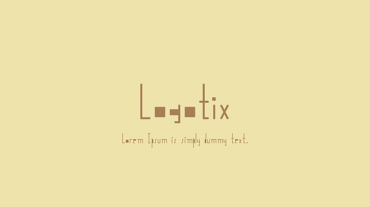 Logotix Font
