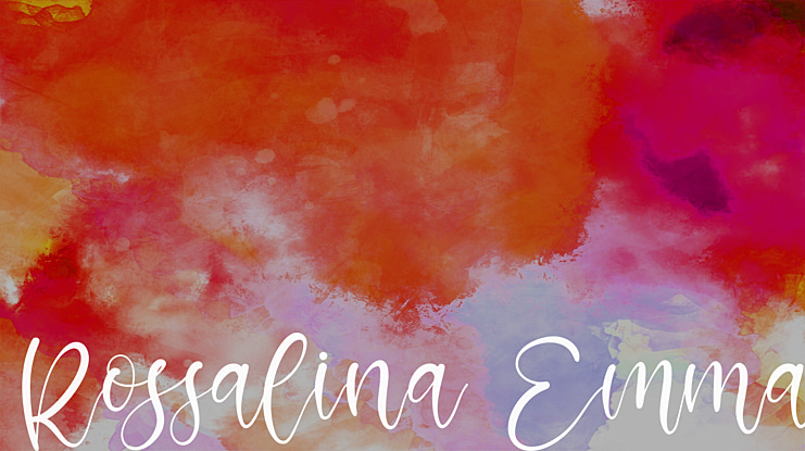 Rossalina Emma Font Family