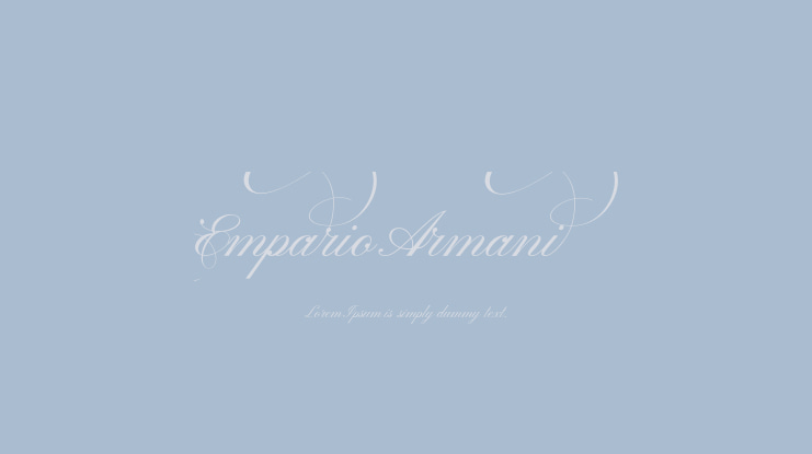Empario Armani Font