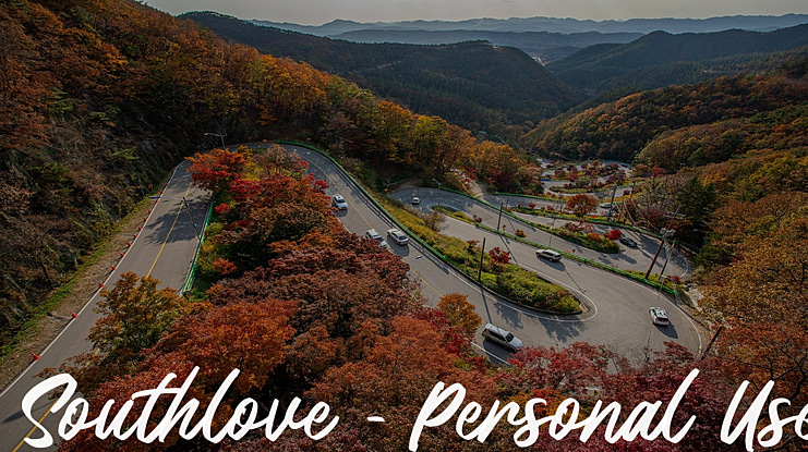 Southlove - Personal Use Font