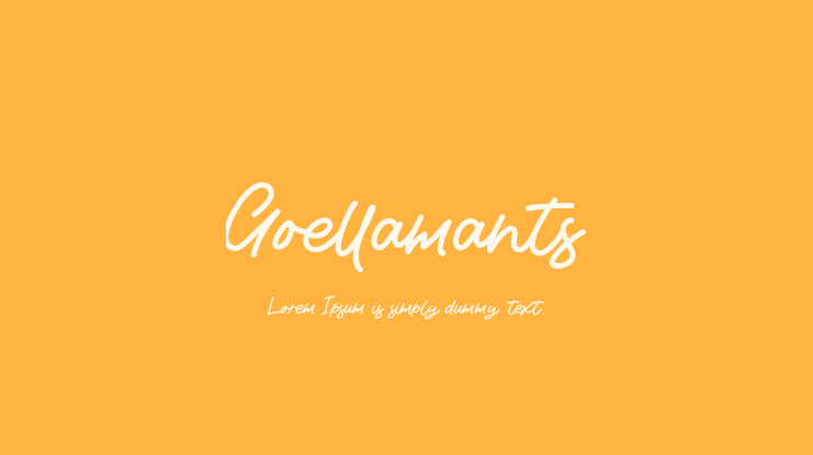 Goellamants Font