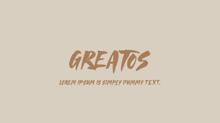 Greatos Font