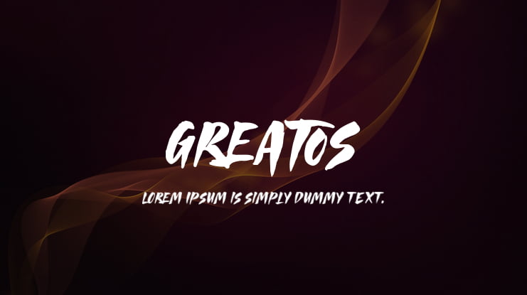 Greatos Font
