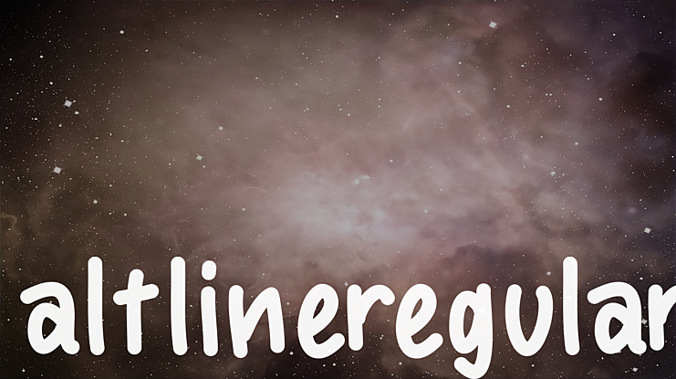 altlineregular Font