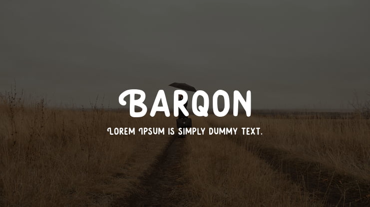 Barqon Font