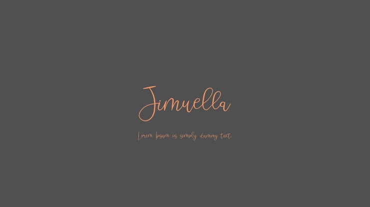Jimuella Font