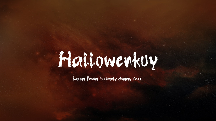 Hallowenkuy Font