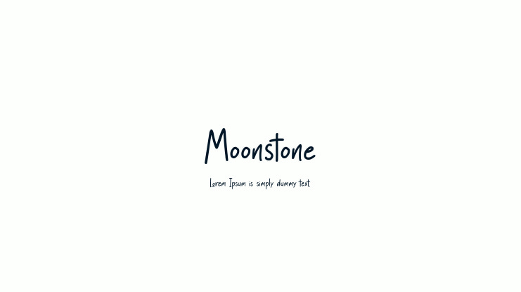 Moonstone Font