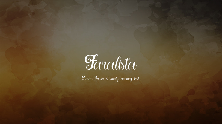 Faralista Font