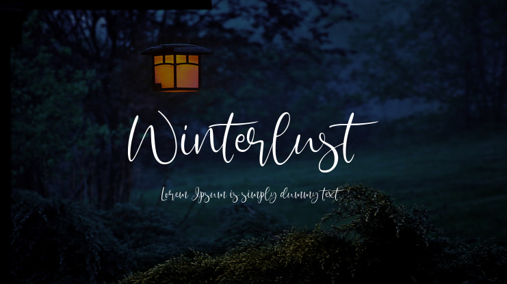 Winterlust Font