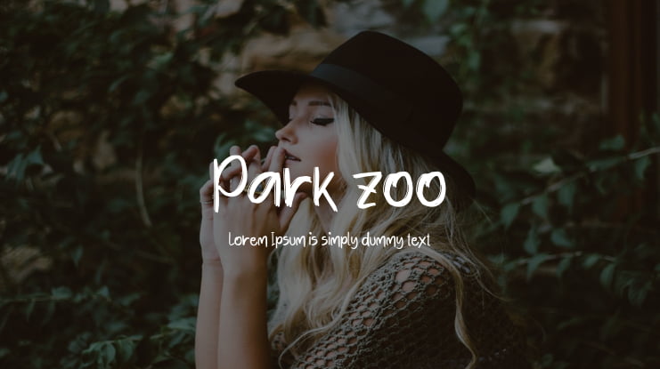 Park zoo Font