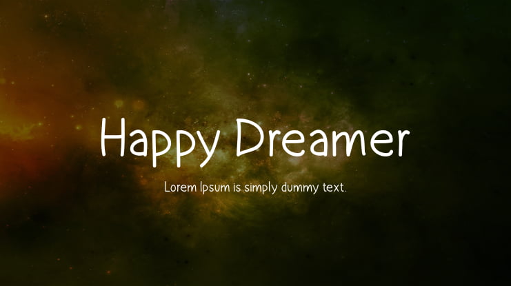 Happy Dreamer Font