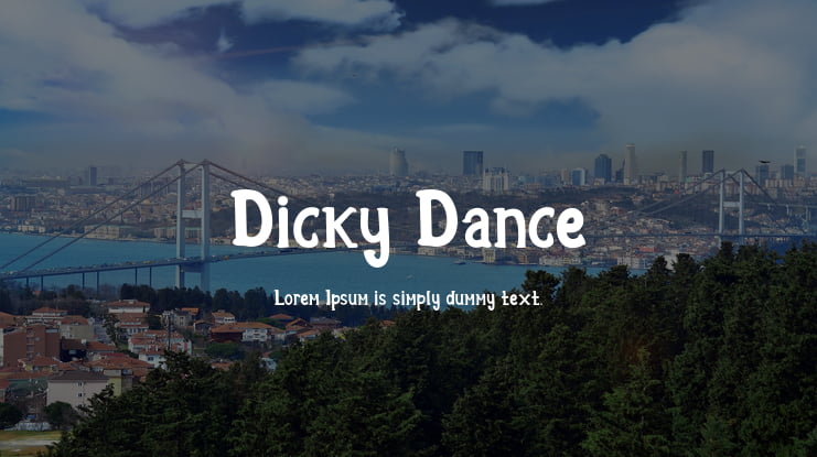 Dicky Dance Font