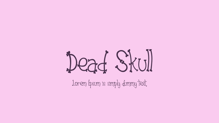 Dead Skull Font