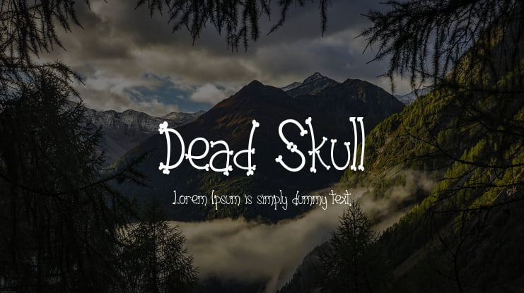 Dead Skull Font