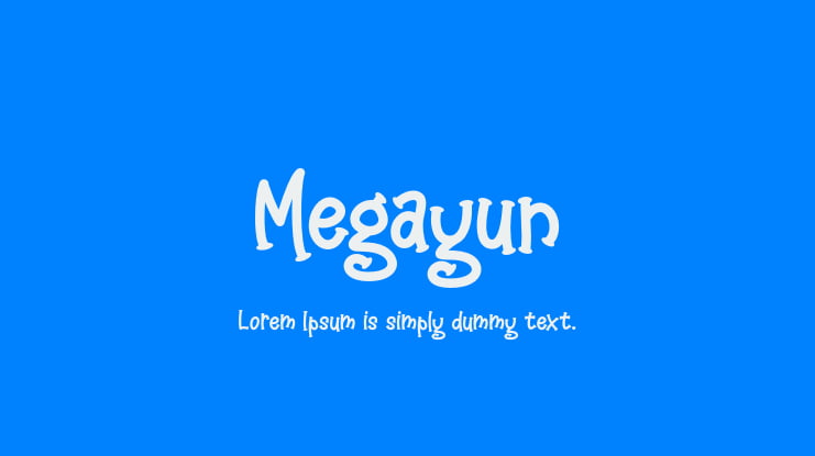 Megayun Font