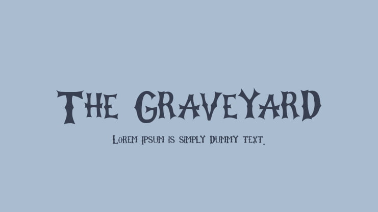 The Graveyard Font