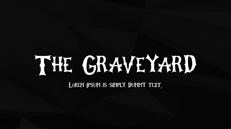 The Graveyard Font