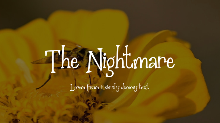 The Nightmare Font