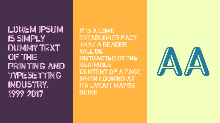 Royal dimensions Font