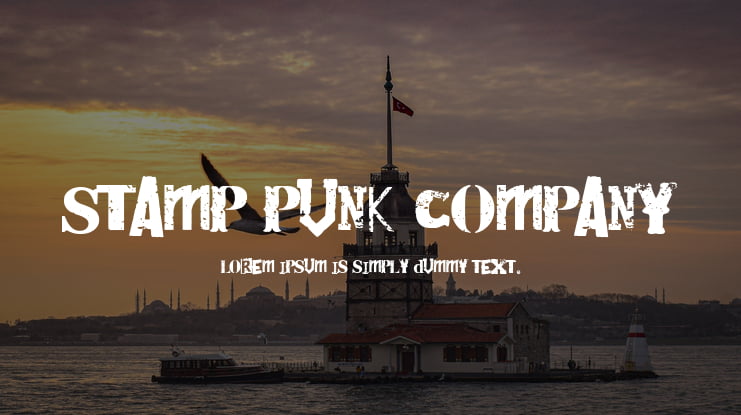 Stamp Punk Company Font