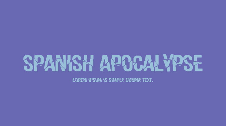 SPANISH APOCALYPSE Font