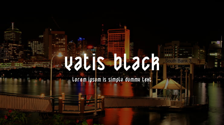 Yatis Black Font