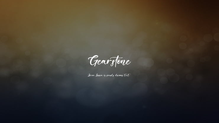 Gearstone Font Family