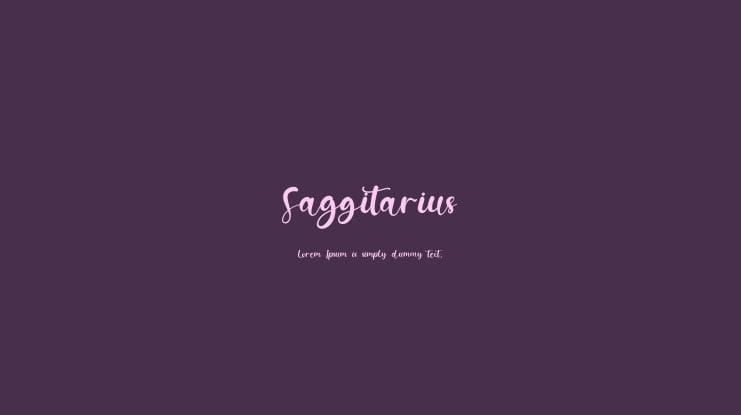 Saggitarius Font Family