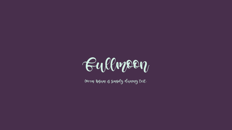 Fullmoon Font Family