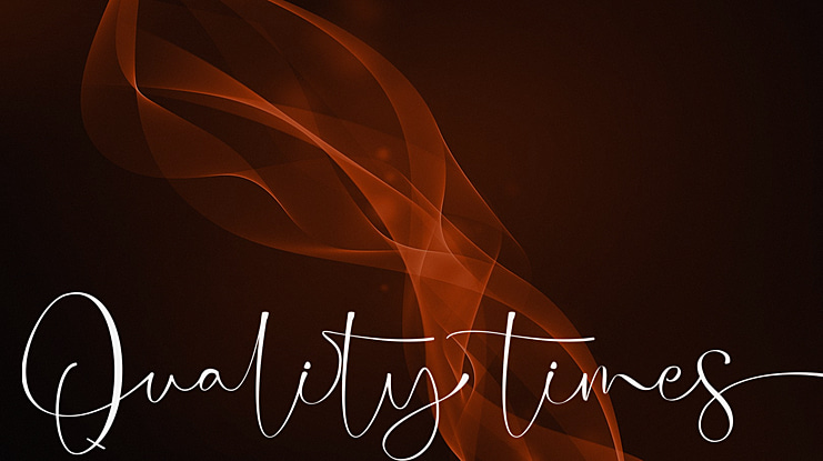 Quality times Font