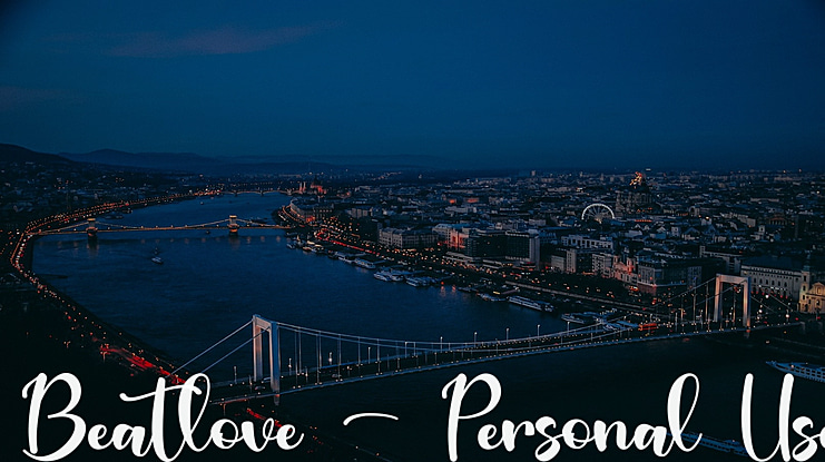 Beatlove - Personal Use Font