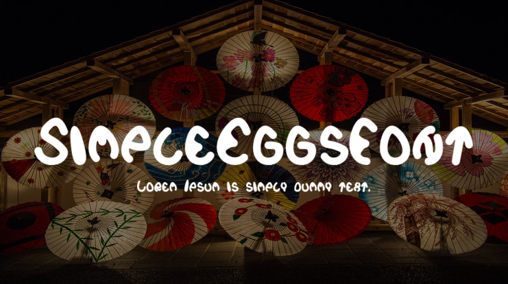 SimpleEggsFont Font
