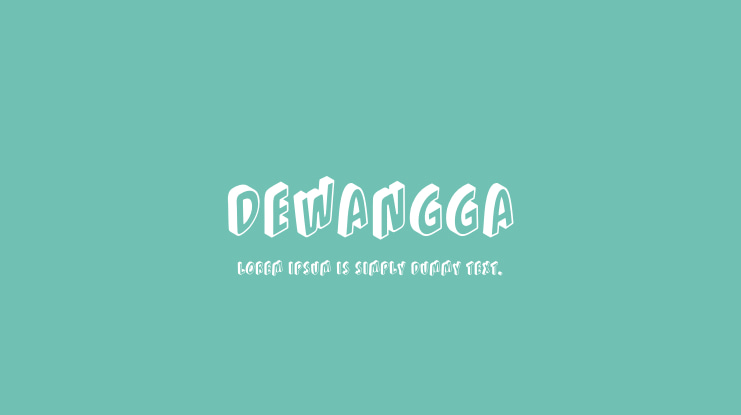 Dewangga Font