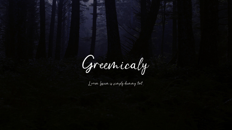 Greemicaly Font