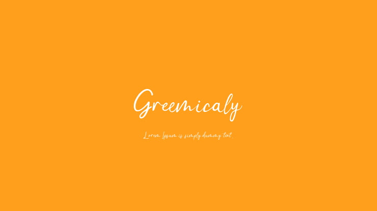 Greemicaly Font