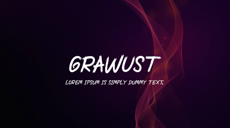 Grawust Font