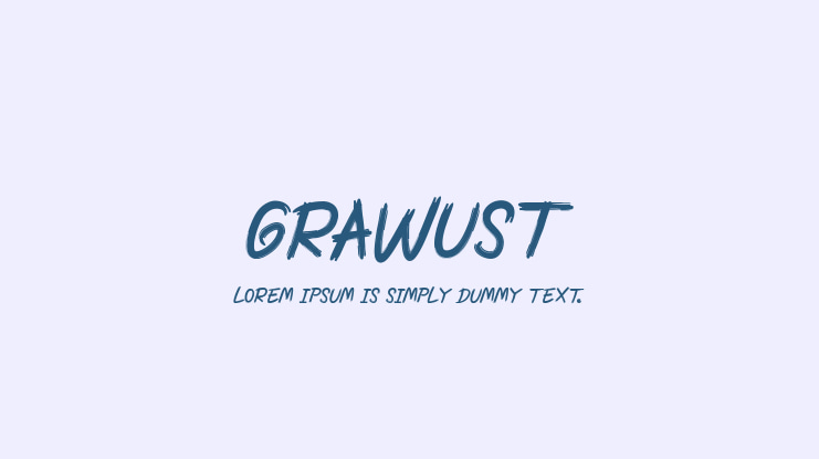 Grawust Font