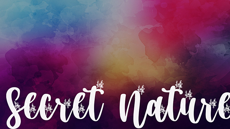 Secret Nature Font