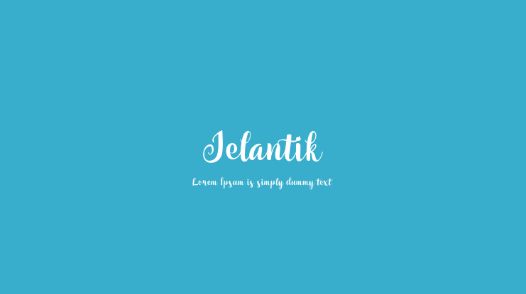 Jelantik Font