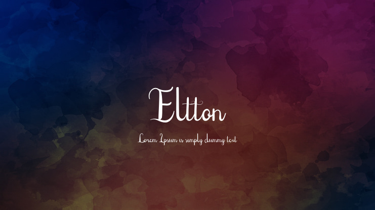Eltton Font