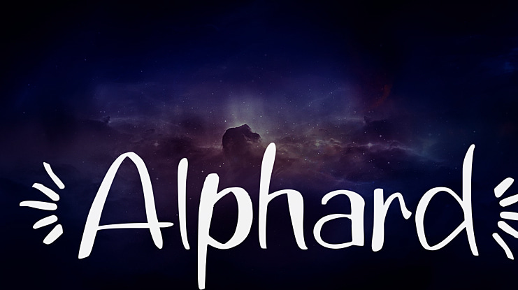 Alphard Font
