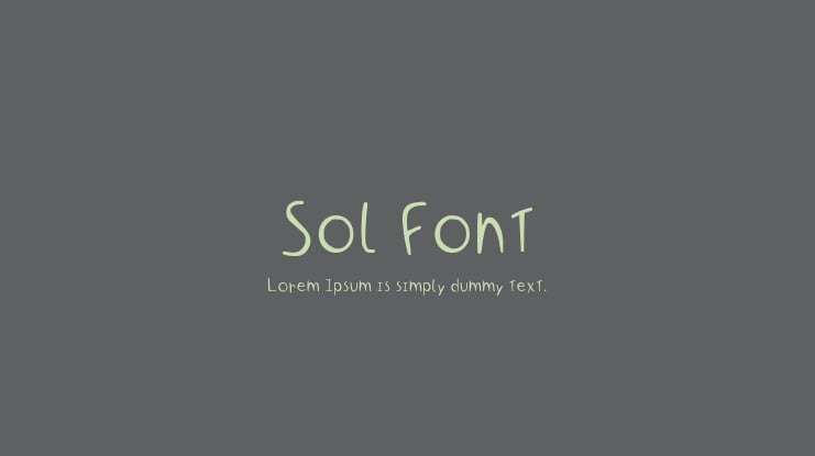 Sol Font