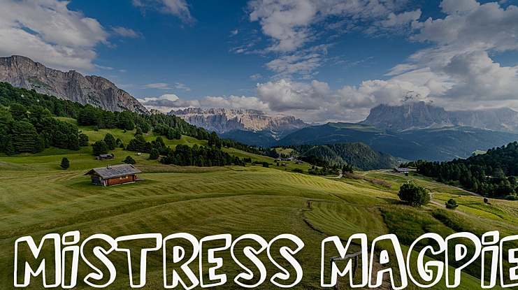 Mistress Magpie Font