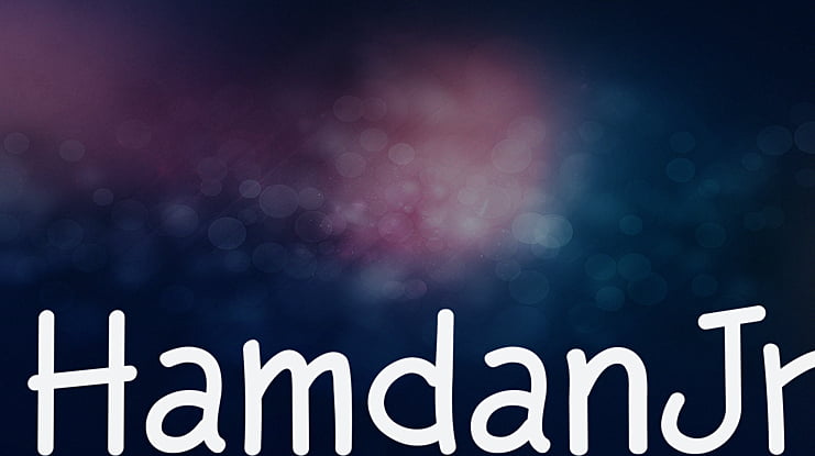HamdanJr Font