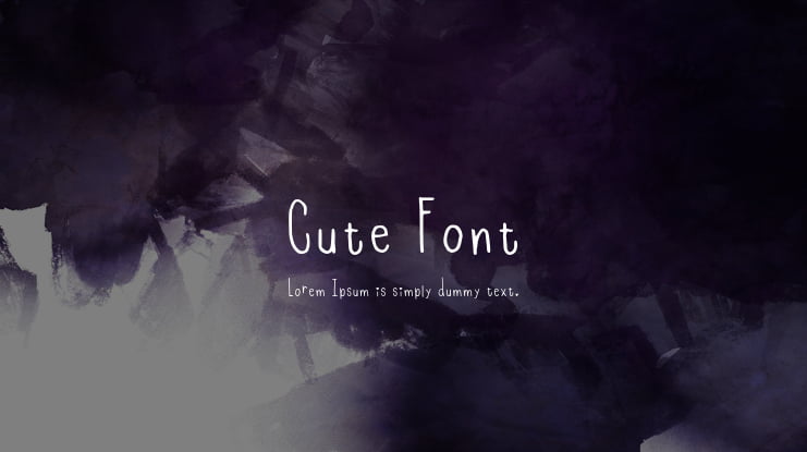 Cute Font