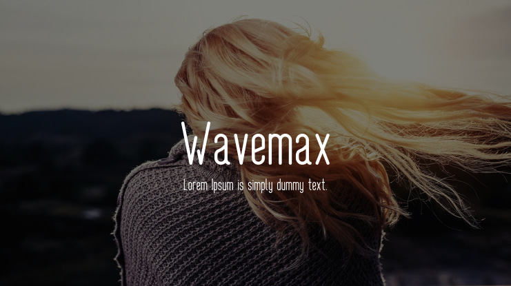 Wavemax Font