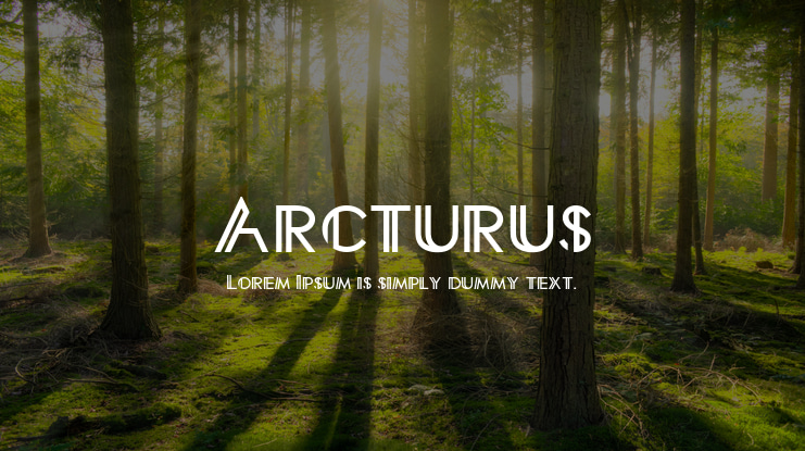 Arcturus Font