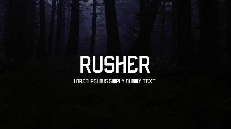 rusher Font