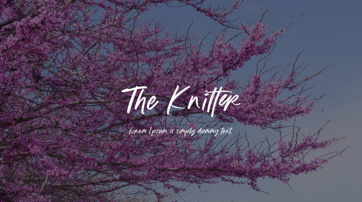 The Knitter Font